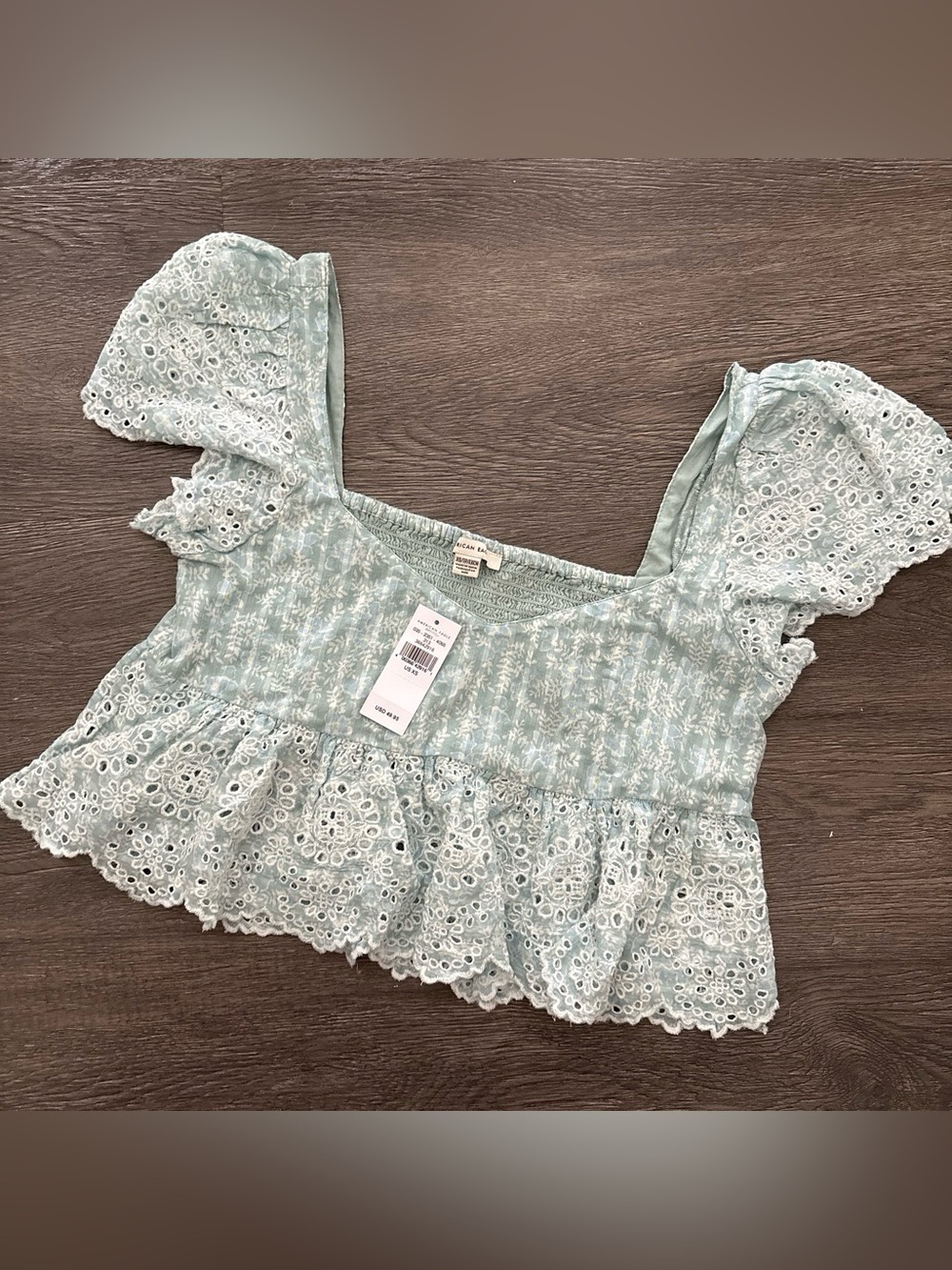 AE Flowy Eyelet Blouse